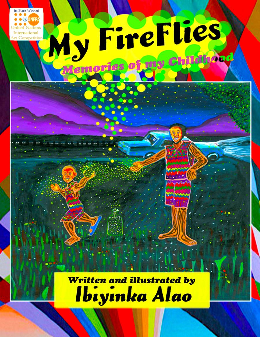 Cover of My Fireflies: Memories of My Childhood by Ibiyinka Alao.